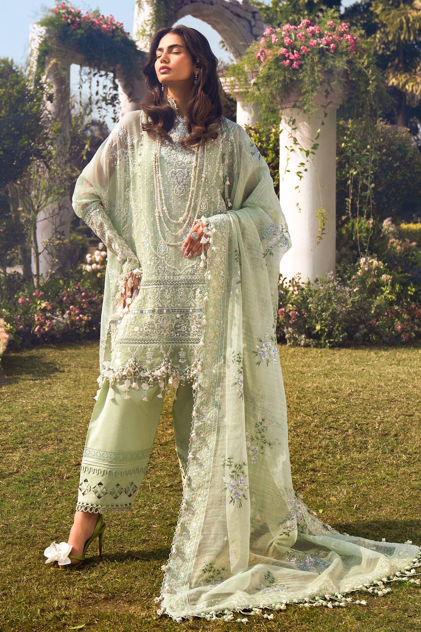 Sana Safinaz | Luxury Collection 24 | L241-006B-3CV - Pakistani Clothes for women, in United Kingdom and United States