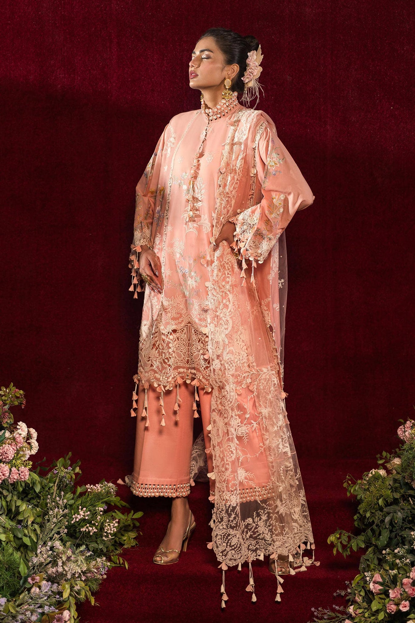 Sana Safinaz | Luxury Collection 24 | L241-007A-3CT - Pakistani Clothes for women, in United Kingdom and United States