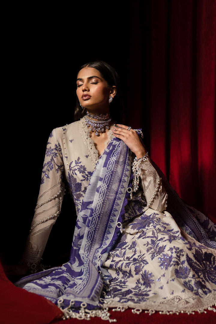 Sana Safinaz | Luxury Collection 24 | L241-008B-3CV - Hoorain Designer Wear - Pakistani Ladies Branded Stitched Clothes in United Kingdom, United states, CA and Australia