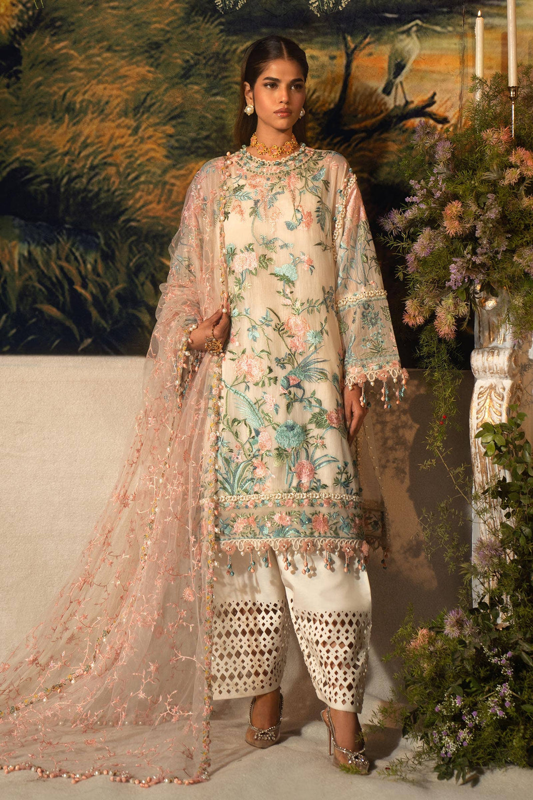 Sana Safinaz | Luxury Collection 24 | L241-009B-3CT - Pakistani Clothes for women, in United Kingdom and United States