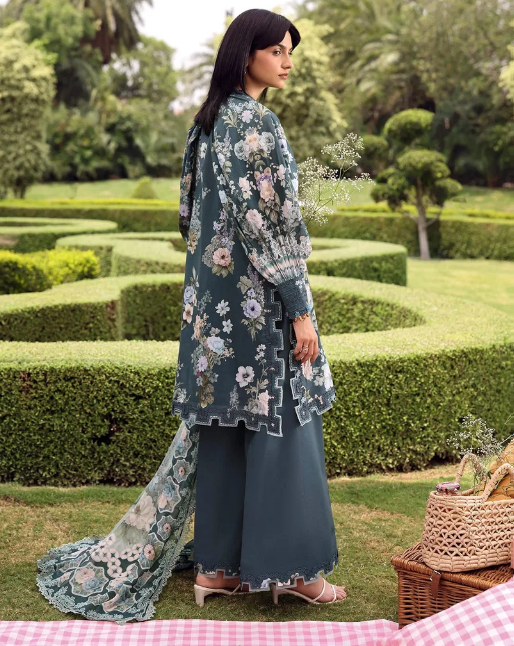 Elaf Premium | Belladore Prints Chiffon 26 |EPA-6B HEATHER
