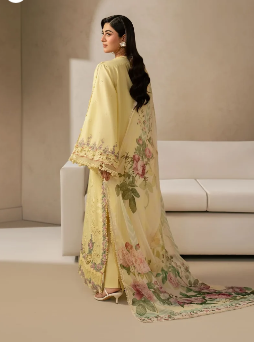 Elaf Premium | E Craft Chikankari 26 |EHC-3A SUNSTONE