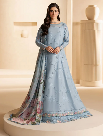 Elaf Premium | E Craft Chikankari 26 | EHC-5B PACIFIC