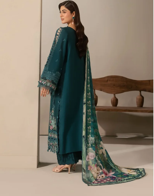 Elaf Premium | E Craft Chikankari 26 | EHC-2A MOSS