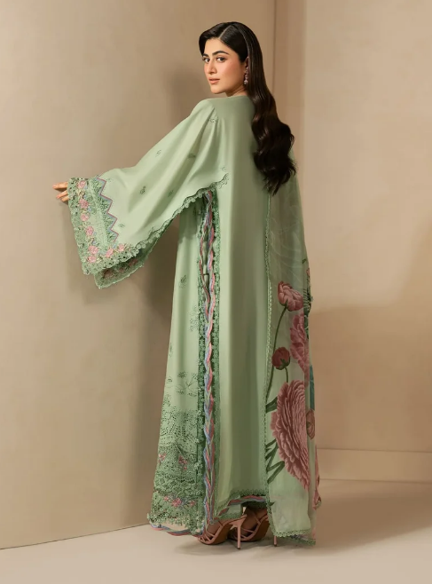 Elaf Premium | E Craft Chikankari 26 |EHC-4B ALOE
