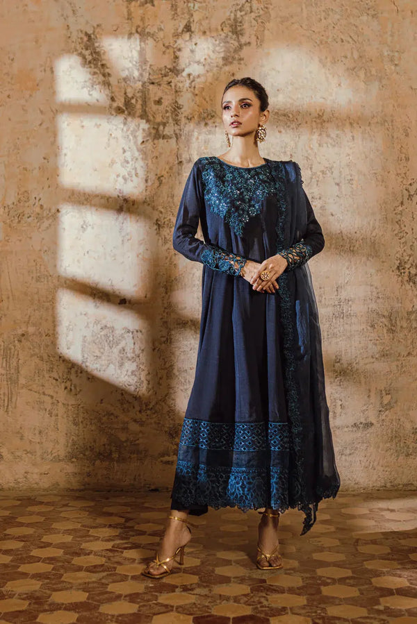 Azure | Embroidered Formals | Sea Bliss - Hoorain Designer Wear - Pakistani Ladies Branded Stitched Clothes in United Kingdom, United states, CA and Australia