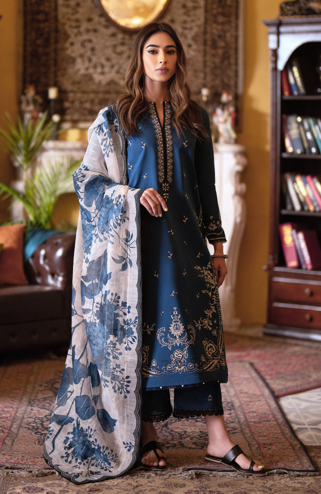 Seran | Afsanah Lawn 24 | Tara - Hoorain Designer Wear - Pakistani Designer Clothes for women, in United Kingdom, United states, CA and Australia