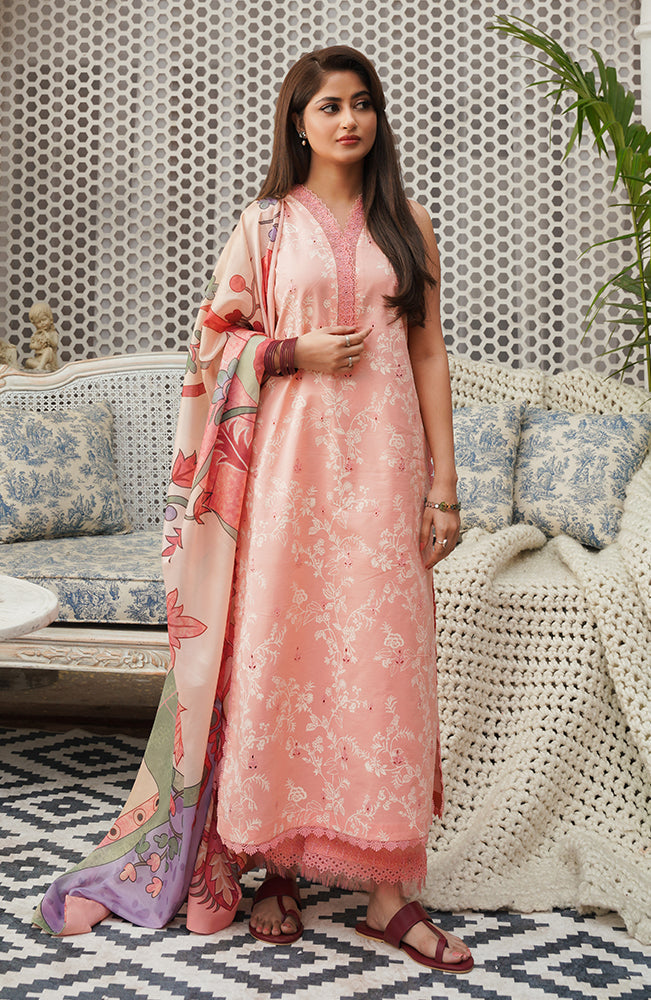 Seran | Afsanah Lawn 24 | Elnaz - Hoorain Designer Wear - Pakistani Ladies Branded Stitched Clothes in United Kingdom, United states, CA and Australia