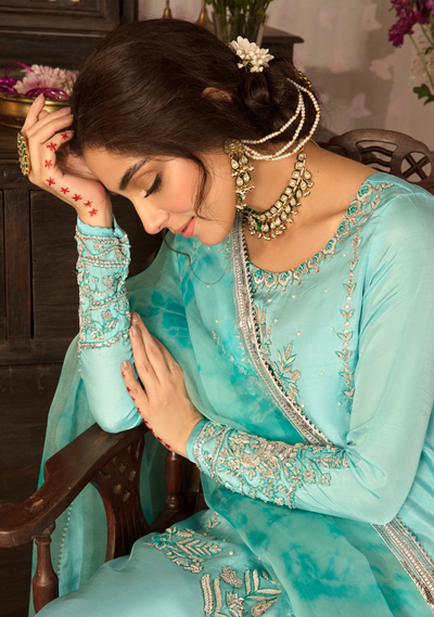Maya | Eid Collection Gul Bahaar | SEHERUNNISA - Hoorain Designer Wear - Pakistani Ladies Branded Stitched Clothes in United Kingdom, United states, CA and Australia