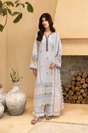 Azure | Luxury Lawn 26 | Skyline Serenity