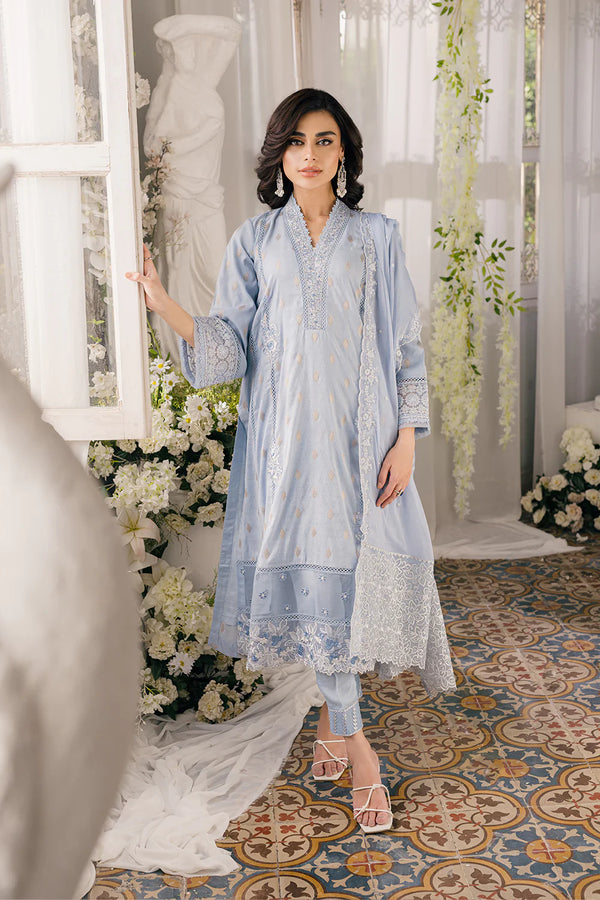 Azure | Ensembles Embroidered Formals | Slate Symphony - Hoorain Designer Wear - Pakistani Ladies Branded Stitched Clothes in United Kingdom, United states, CA and Australia