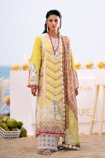 AJR Couture | Dastan Luxury Lawn 25 | Sunset