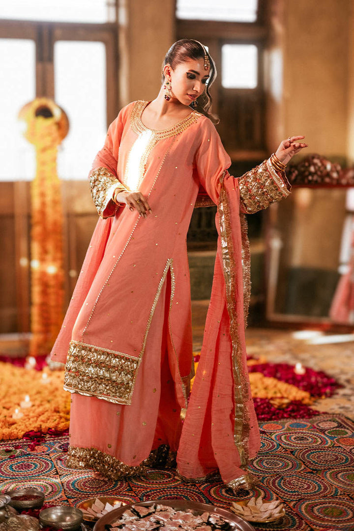 The Pink Tree Company | Gota Tikli | CHAMPA KALI - Hoorain Designer Wear - Pakistani Ladies Branded Stitched Clothes in United Kingdom, United states, CA and Australia