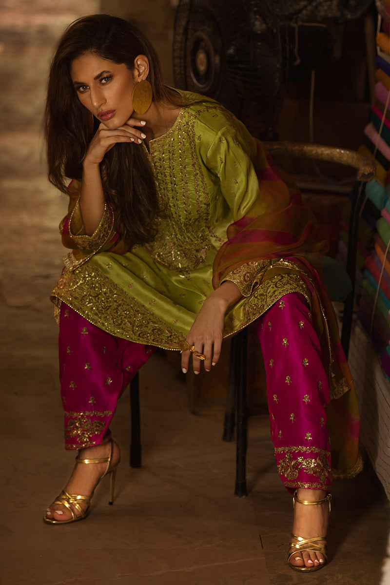 The Pink Tree Company | Wedding Wear | CITRUS PLEASURE - Pakistani Clothes for women, in United Kingdom and United States