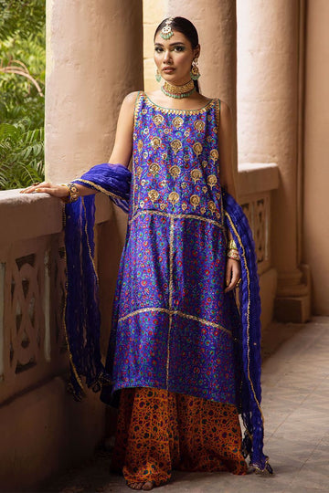 The Pink Tree Company | Wedding Wear | COBALT BLUE - Pakistani Clothes for women, in United Kingdom and United States