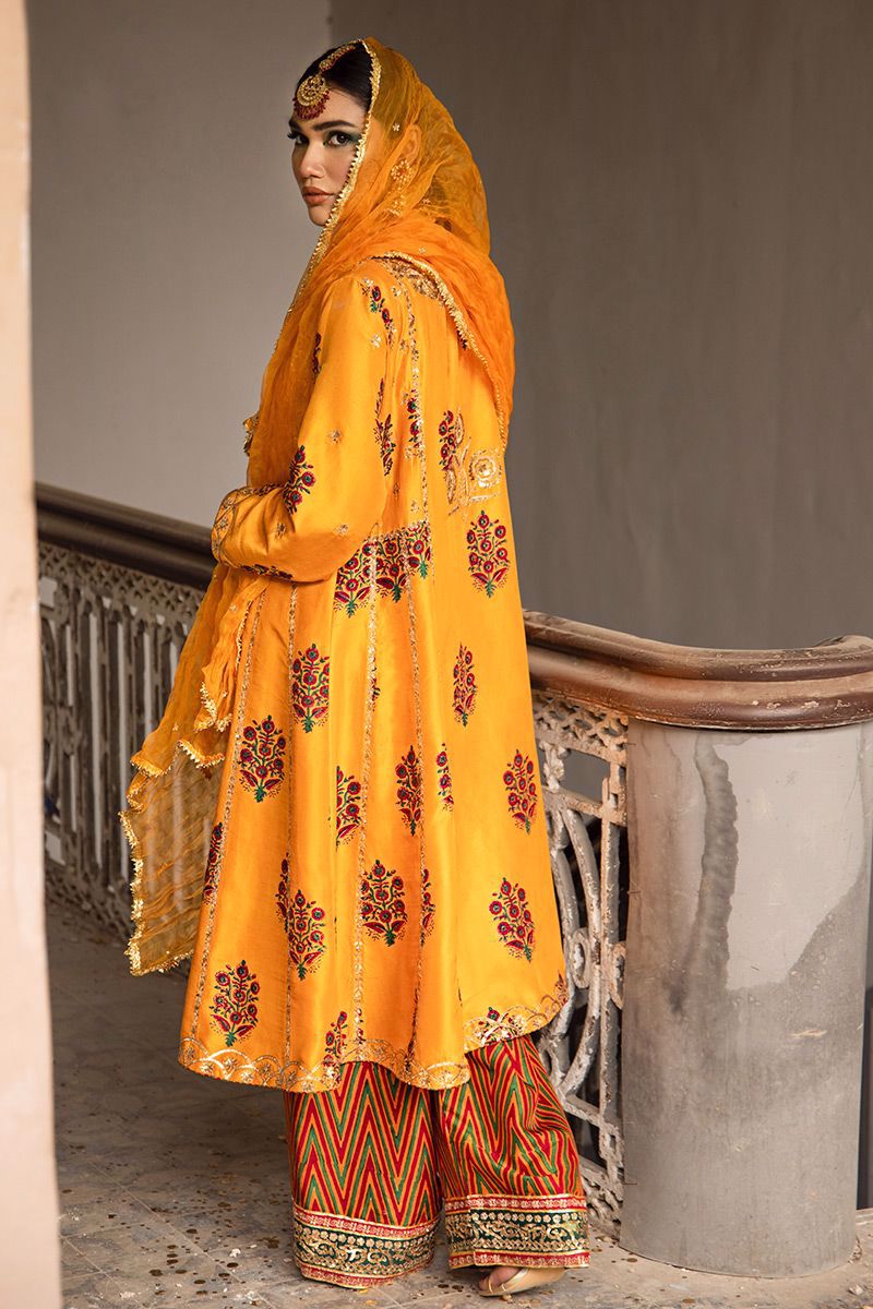 The Pink Tree Company | Wedding Wear | SAFFRON SYMPHONY - Pakistani Clothes for women, in United Kingdom and United States