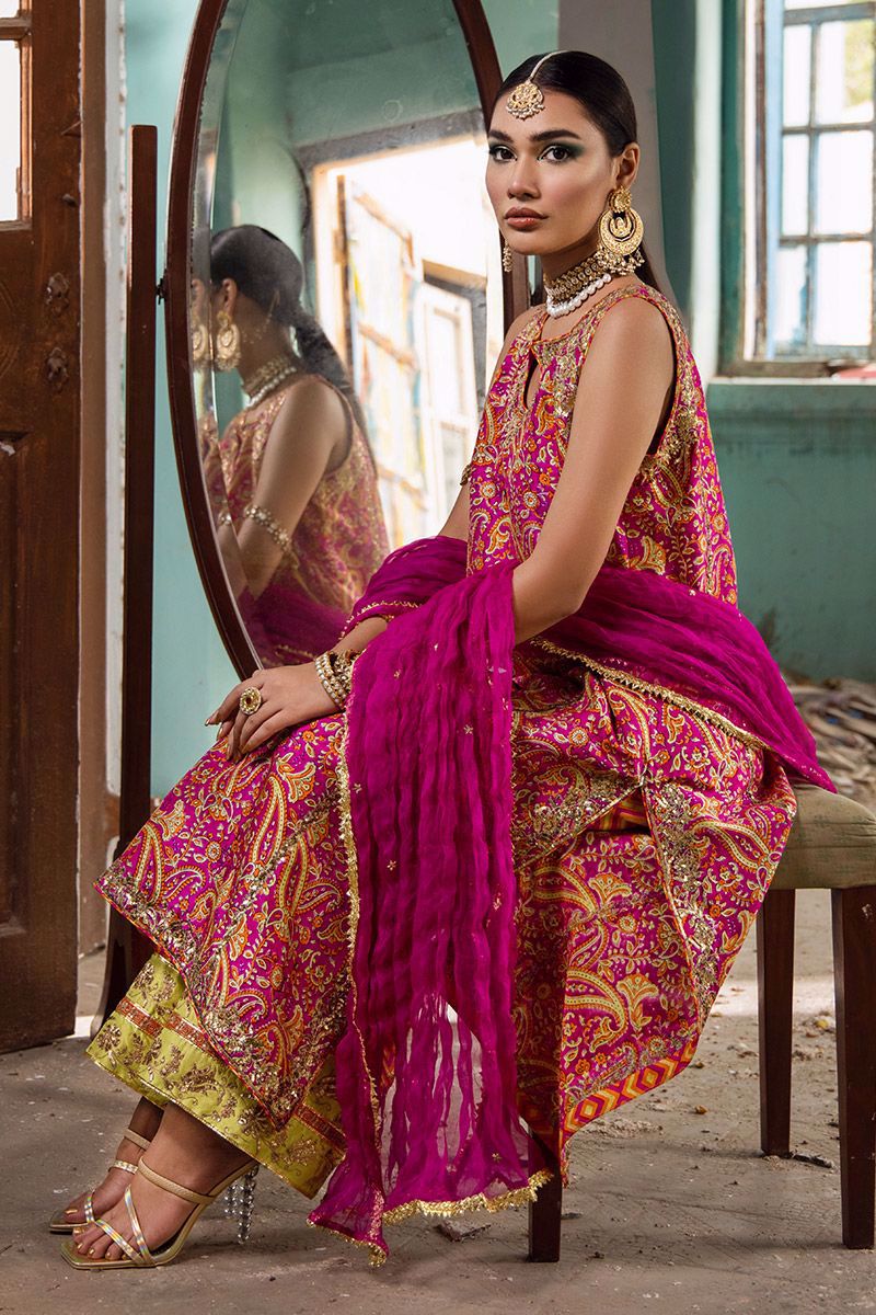 The Pink Tree Company | Wedding Wear | PERIDOT IN PINK - Pakistani Clothes for women, in United Kingdom and United States