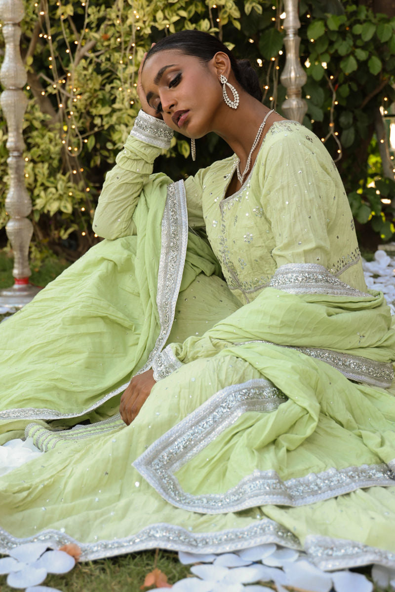 The Pink Tree Company | Wedding Wear | LEAFY BLUSH - Pakistani Clothes for women, in United Kingdom and United States