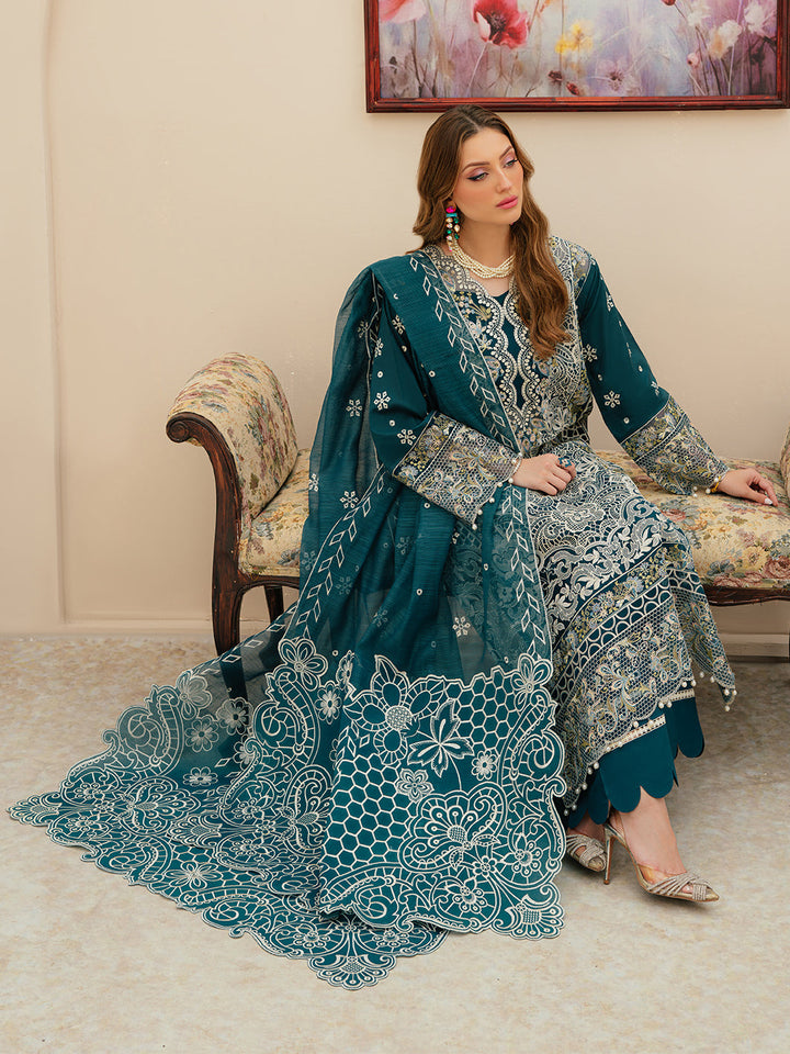 Mahnur | Allenura Luxury Lawn 24 | TUSCANY - Pakistani Clothes for women, in United Kingdom and United States