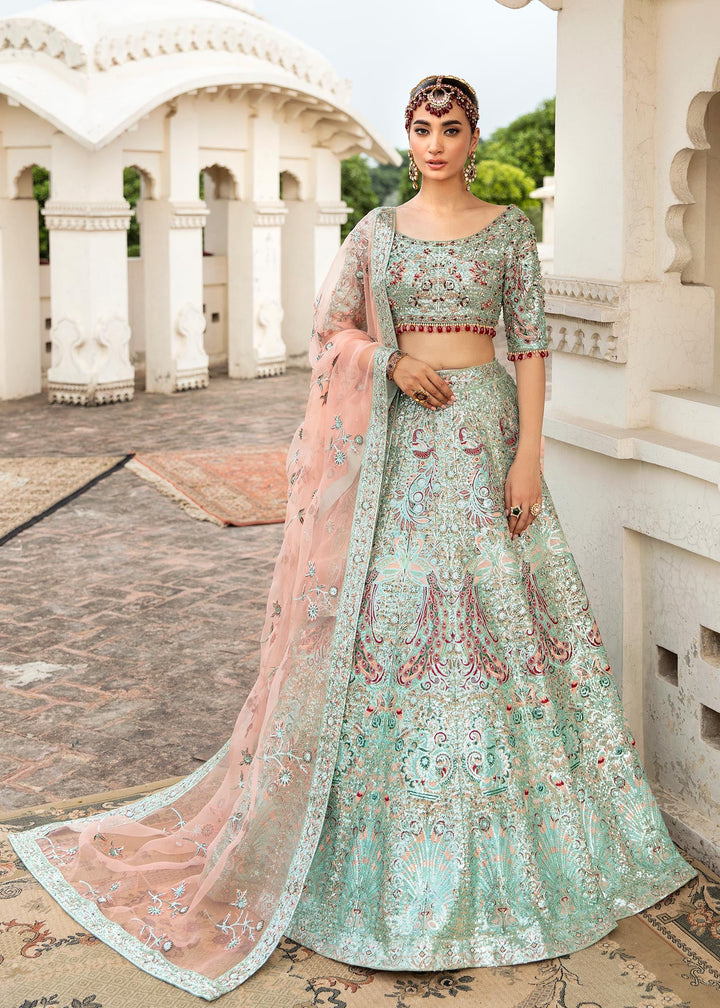 Waqas Shah | Taj Mahal | MAH BANO - Hoorain Designer Wear - Pakistani Ladies Branded Stitched Clothes in United Kingdom, United states, CA and Australia