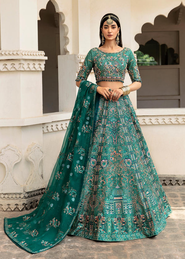Waqas Shah | Taj Mahal | MEHAR BANO - Hoorain Designer Wear - Pakistani Ladies Branded Stitched Clothes in United Kingdom, United states, CA and Australia