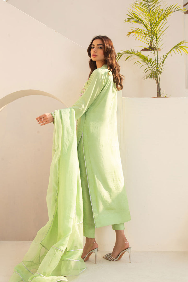 Leon | Leon Luxe Collection | Lush Green Symphony - Pakistani Clothes for women, in United Kingdom and United States