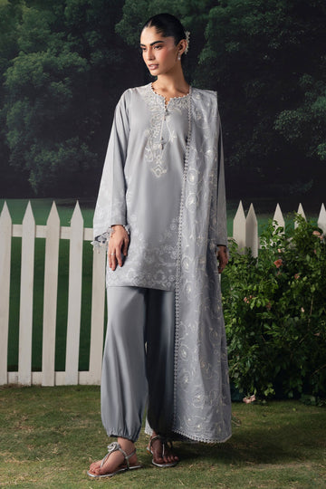 Cross Stitch | The Moonsoon Edit 26 | SELENE GLOW-3PC PRINTED SUIT