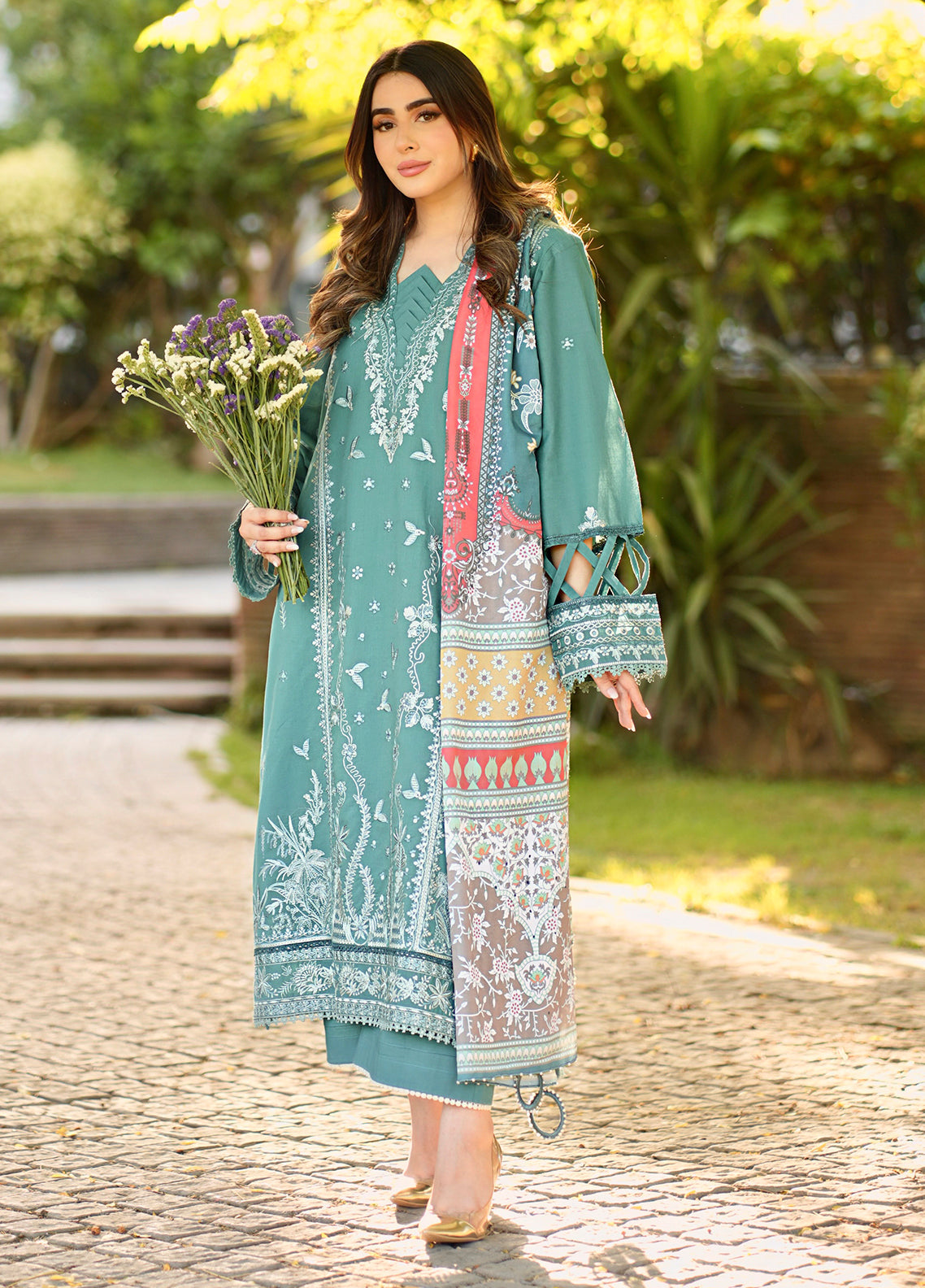 Sahane | Luxury Lawn and Formal Dresses | CT-11007 Salvia - Sera