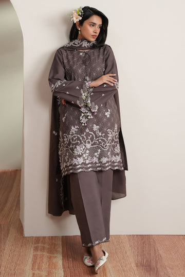Cross Stitch | Mahiri Embroidered Collection 26 |COCOA WHISPER