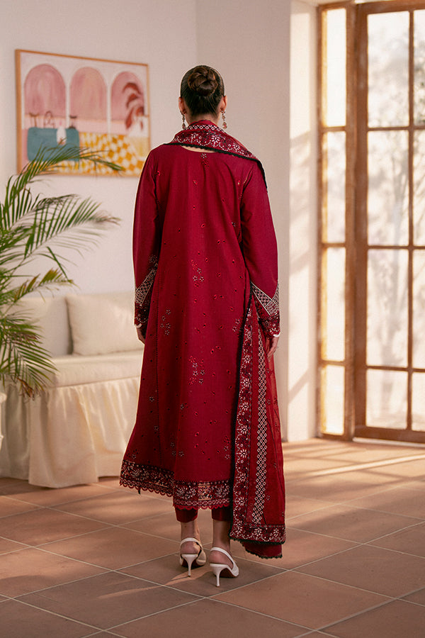 Saffron | Mystere Festive Lawn | Selah - Pakistani Clothes for women, in United Kingdom and United States