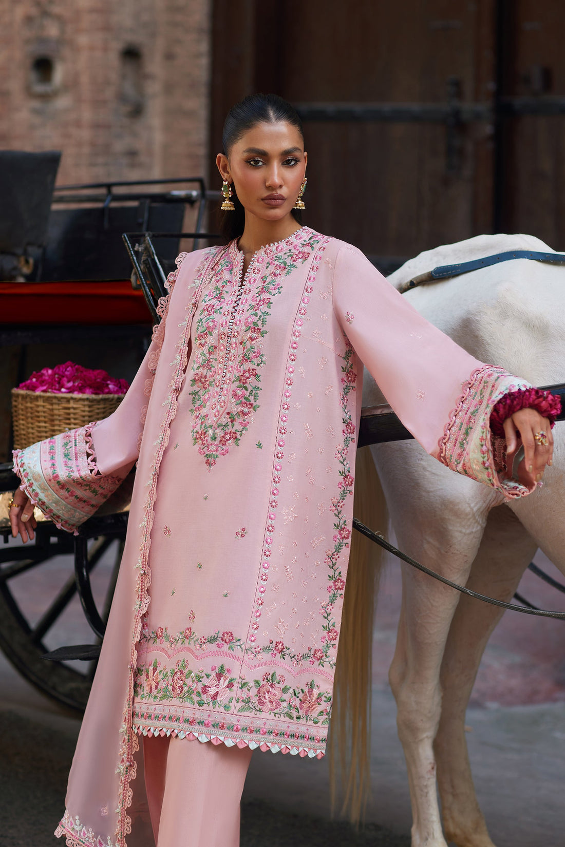 Zaha | Festive Lawn 24 | AYSEL (ZF24-07) - Pakistani Clothes for women, in United Kingdom and United States