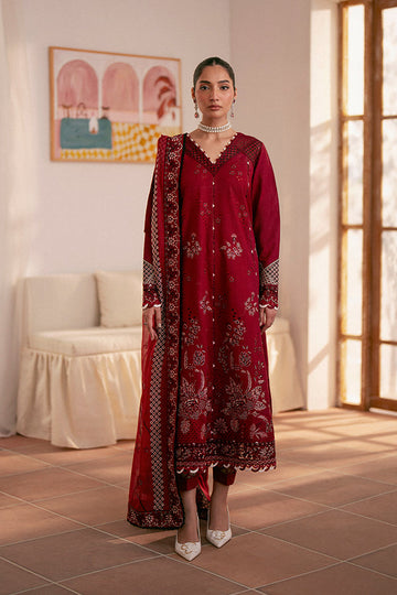 Saffron | Mystere Festive Lawn | Selah - Pakistani Clothes for women, in United Kingdom and United States