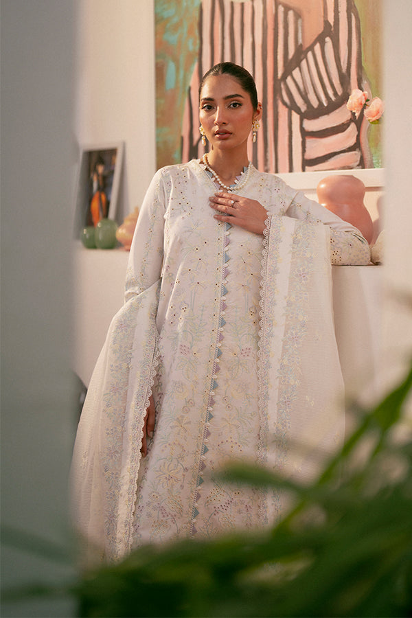 Saffron | Mystere Festive Lawn | Liara - Pakistani Clothes for women, in United Kingdom and United States