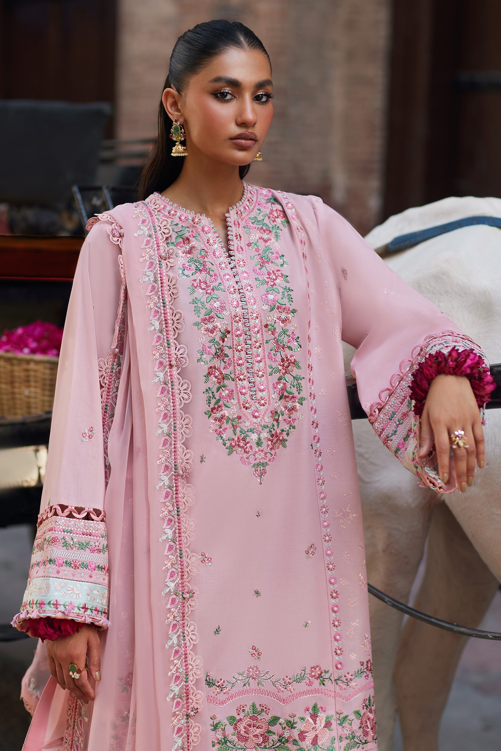 Zaha | Festive Lawn 24 | AYSEL (ZF24-07) - Pakistani Clothes for women, in United Kingdom and United States