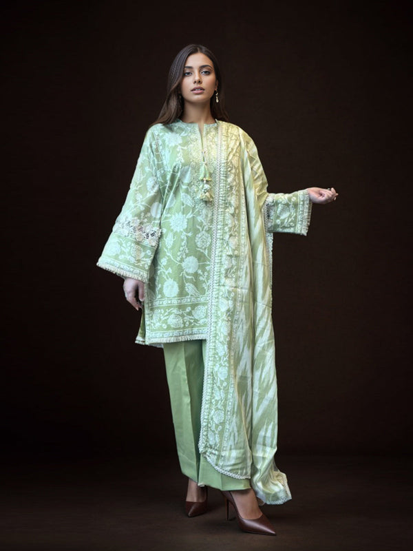 Salitex | Izel Lawn 24 | 3PC UNSTITCHED DIGITAL PRINTED & EMBROIDERED LAWN SUIT