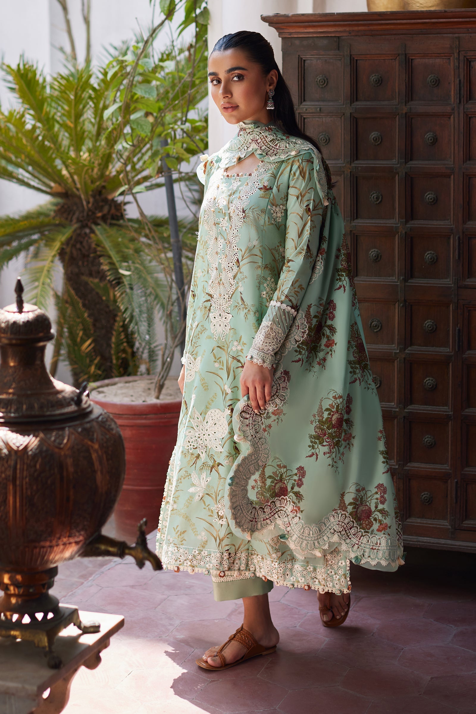 Zaha | Festive Lawn 24 | MEHR (ZF24-04) - Pakistani Clothes for women, in United Kingdom and United States