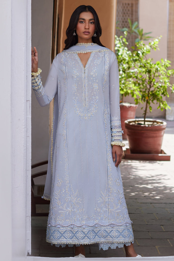 Zaha | Festive Lawn 24 | MIRA (ZF24-01) - Pakistani Clothes for women, in United Kingdom and United States