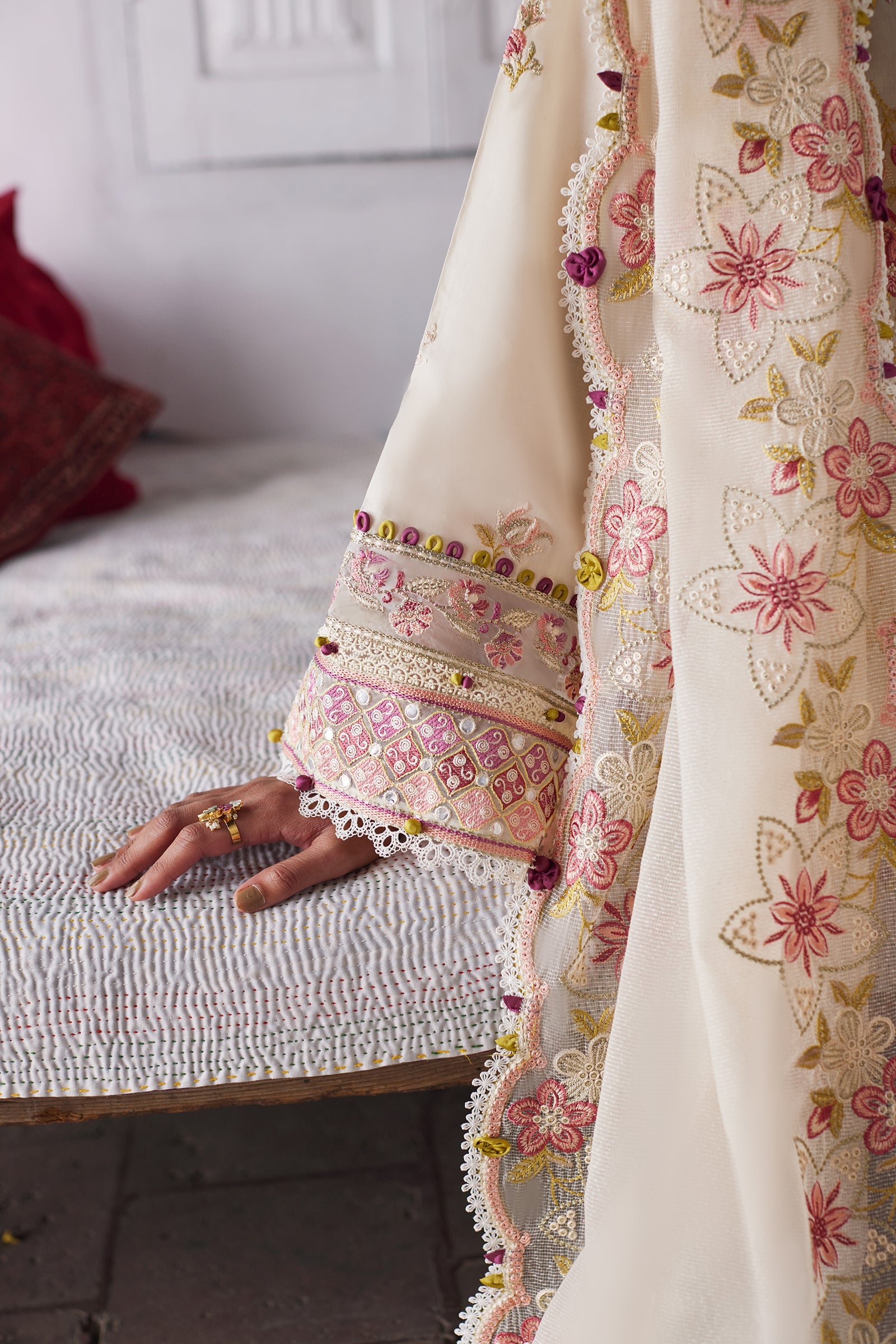 Zaha | Festive Lawn 24 | ELA (ZF24-05) - Pakistani Clothes for women, in United Kingdom and United States