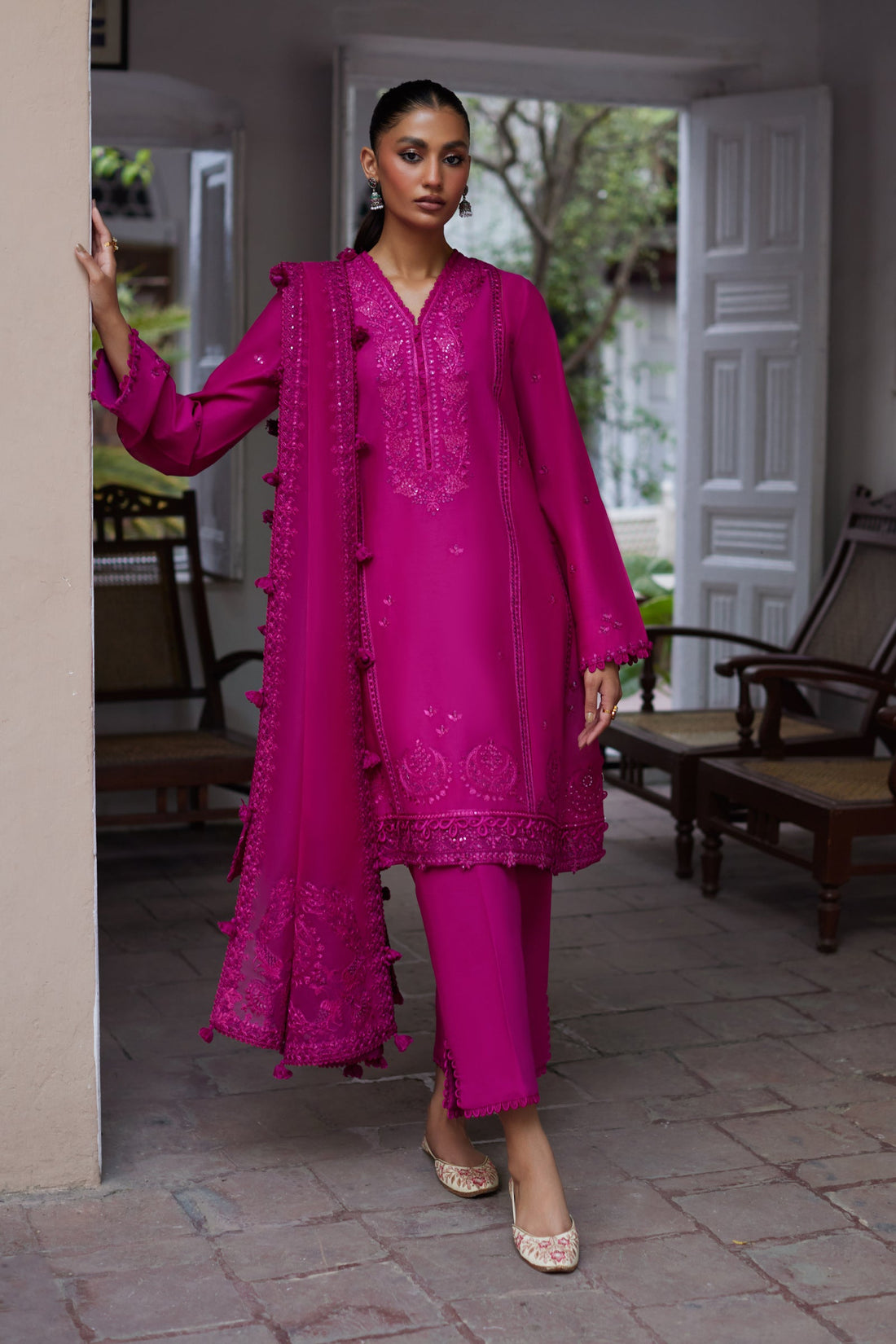 Zaha | Festive Lawn 24 | NIAMH (ZF24-03) - Pakistani Clothes for women, in United Kingdom and United States