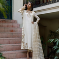 Wahajmkhan | Bahar Begum Formals | IVORY & COPPER BEGUM OUTFIT - Pakistani Clothes for women, in United Kingdom and United States