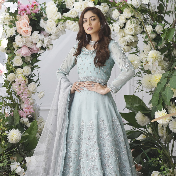 Wahajmkhan | Eden wedding Formals | MINT FEROZI LENGA - Pakistani Clothes for women, in United Kingdom and United States