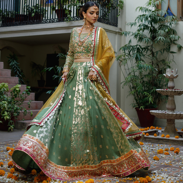 Wahajmkhan | Bahar Begum Formals | GREEN GALORE - Pakistani Clothes for women, in United Kingdom and United States