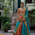 Wahajmkhan | Bahar Begum Formals | RUSTIC TURQUOISE - Pakistani Clothes for women, in United Kingdom and United States