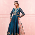 Wahajmkhan | Festive Fiesta Formals | TEAL LOVE - Pakistani Clothes for women, in United Kingdom and United States