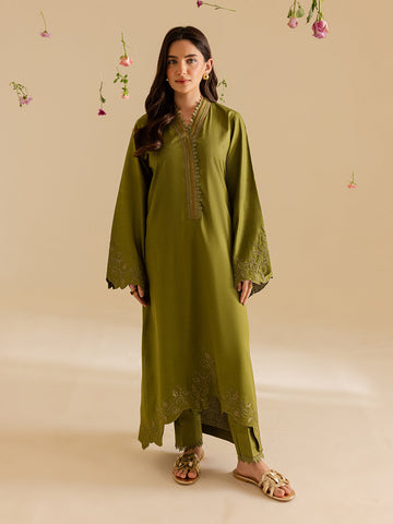 Mahnur | Petal Whispers Lawn Pret | Verdant