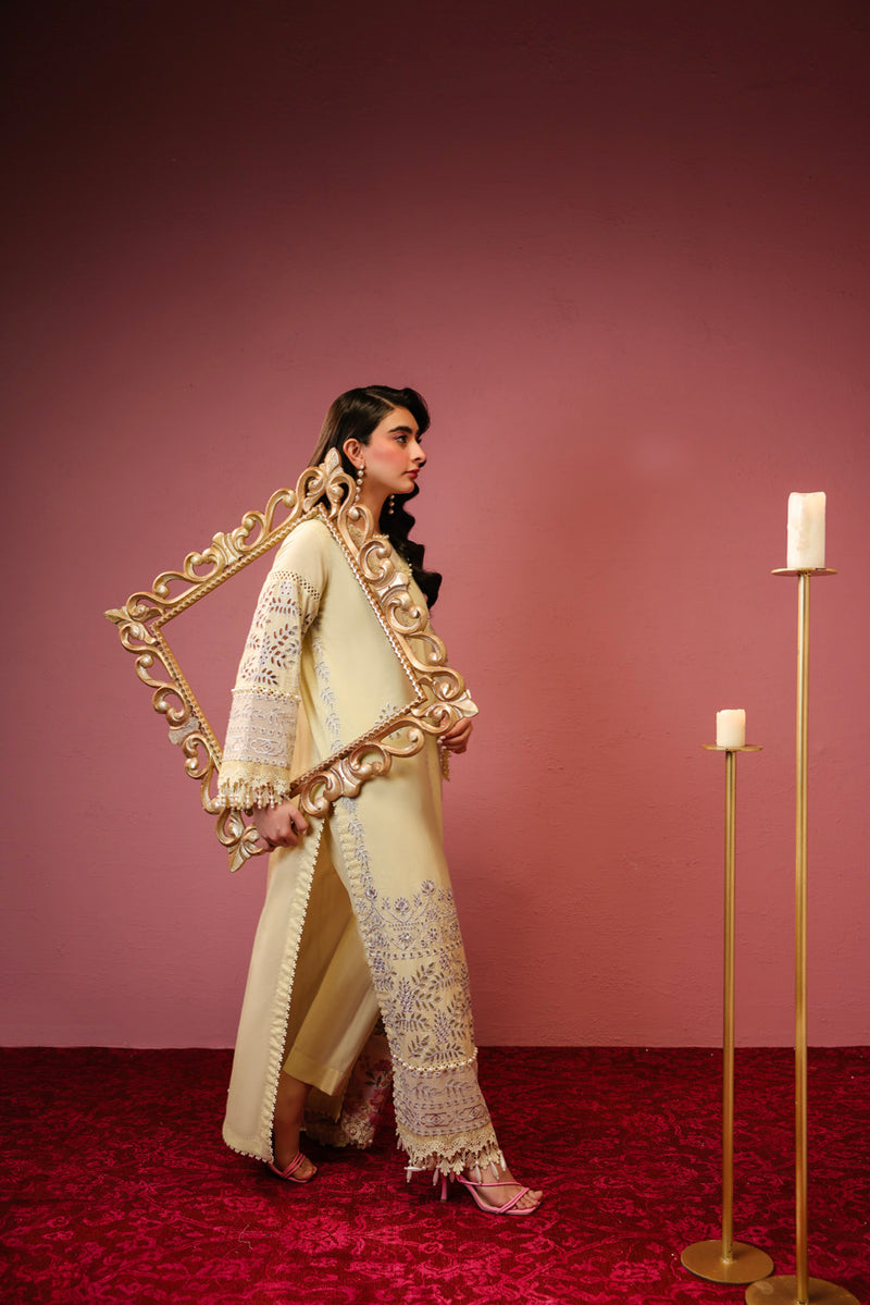 Al Karam | Schiffli Capsule | RTS | SHIRT, TROUSER & DUPATTA 4