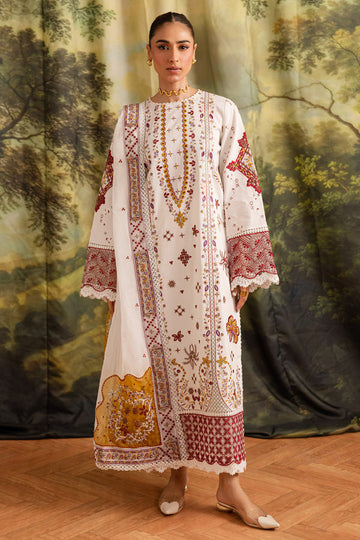Marjjan | Guzel Lawn | SMC 207-A (White)