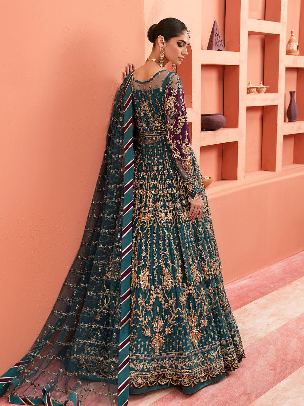 Gulaal | Wedding Formals | AYZEL GL-WS-22V1-27 (PISHWAS AND LEHNGA)