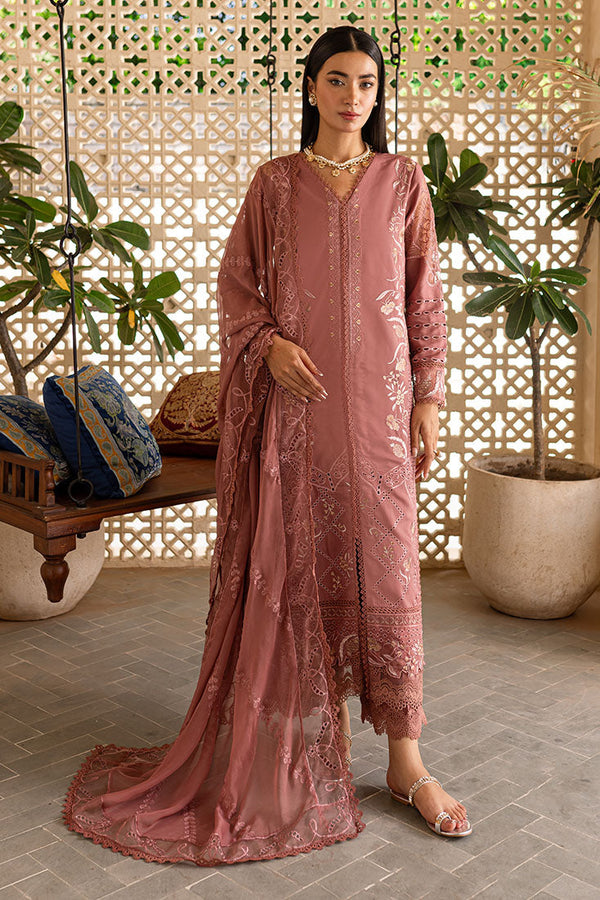 Marjjan | Aangan Embroidered Viscose |   PEV-21 A (PINK)