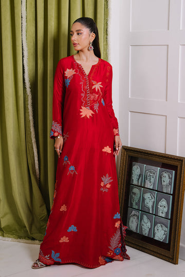 Mina Hassan | Signature Luxe 25 | Crimson Dream Kaftan